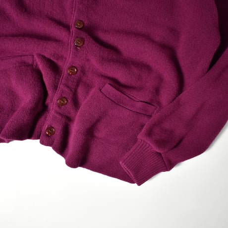 VINTAGE 60-70'S "CAMPUS" ACRYLIC CARDIGAN