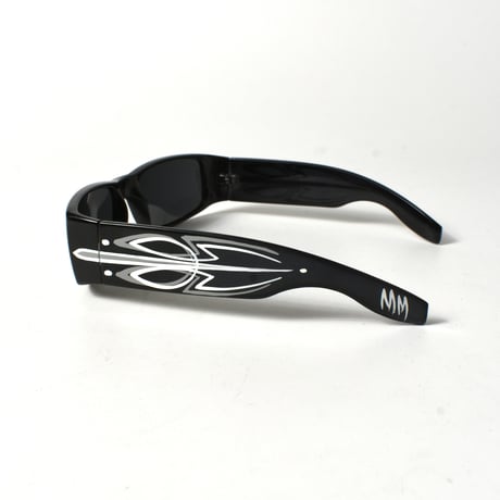 "HAND PAINTED PINSTRIPE SUNGLASSES"