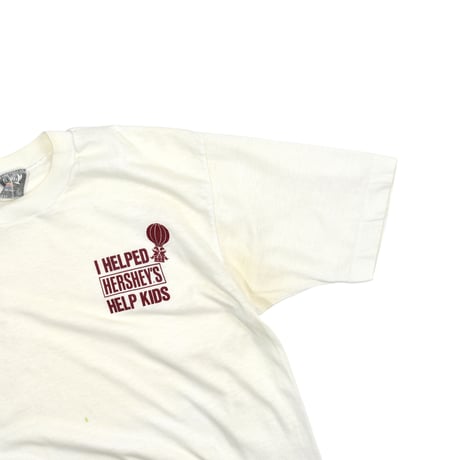 USED 80'S "I HELPED HERSHEY'S HELP KIDS" T-shirt
