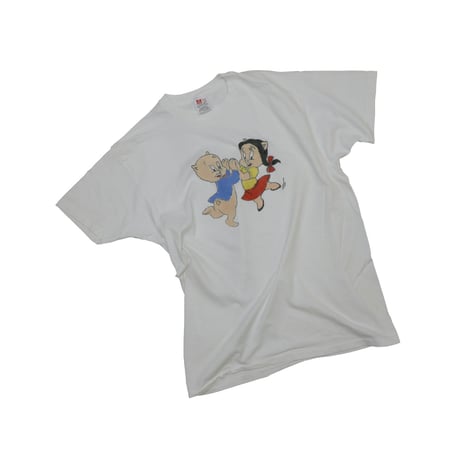 "PORKY PIG AND PETUNIA PIG" BOOTLEG T-shirt