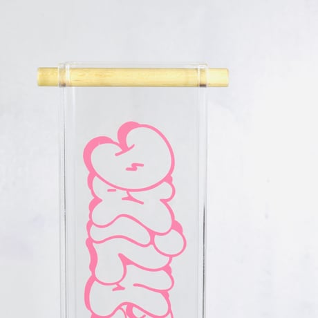 DDQS "BUBBLE LETTER" ACRYLIC INCENSE BURNER "BAD GYAL PINK"
