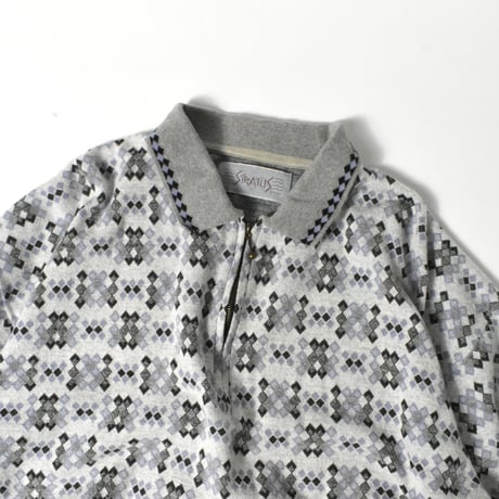 USED "STRATUS" HALF ZIP L/S POLO SHIRT