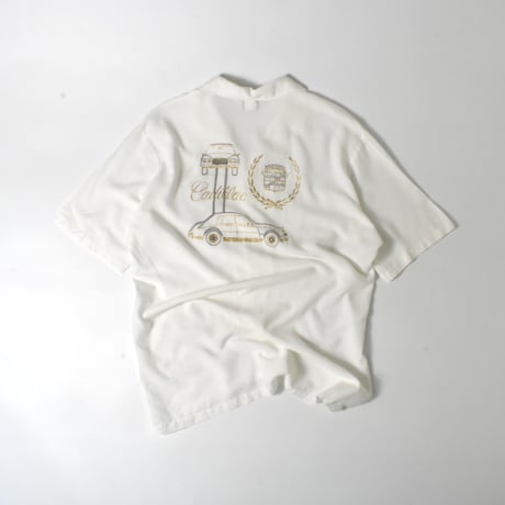 USED 90'S "MR. BROADWAY" HAND PAINTED S/S SHIRT