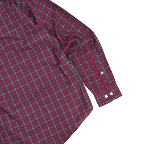 USED 90'S "TOWNCRAFT" PLAID B.D SHIRT