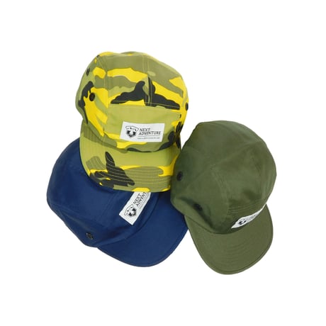 "NEXT ADVENTURE" FIVE PANEL CAP