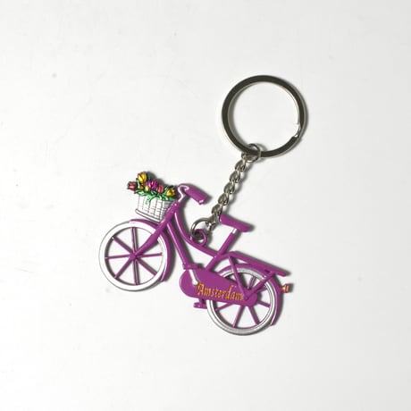 "BICYCLE IN AMSTERDAM" KEY CHAIN