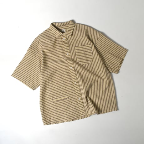 NOROLL "NORMAL SHIRT" STRIPE S/S SHIRTS