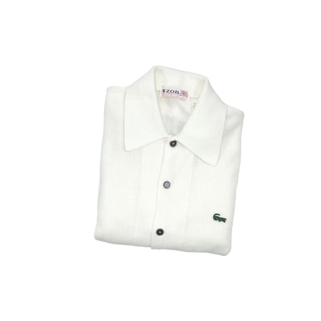 USED "80'S-90'S IZOD LACOSTE" BUTTON UP KNIT