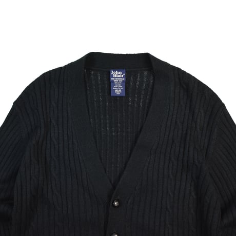 USED 90'S "JOHN BLAIR" ACRYLIC CARDIGAN