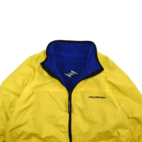USED "POLO SPORT" REVERSIBLE FLEECE & NYLON JACKET