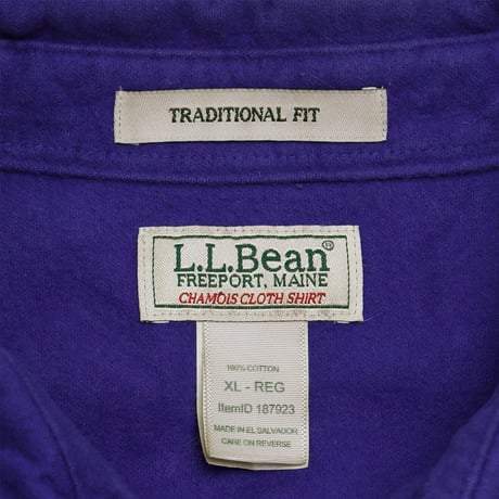 L.L.BEAN "CHAMOIS CLOTH"  L/S SHIRT