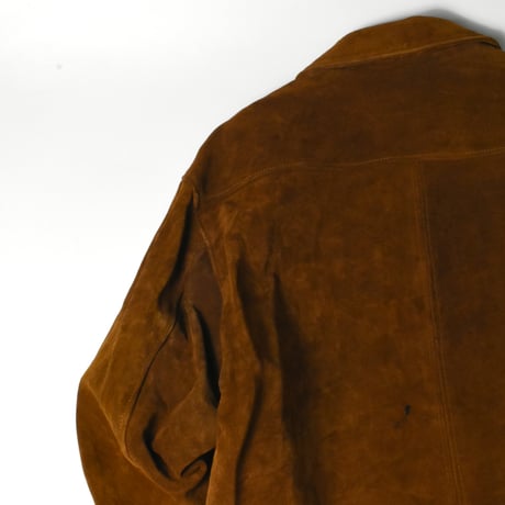 USED 90'S "J.CREW" SUEDE LEATHER JACKET
