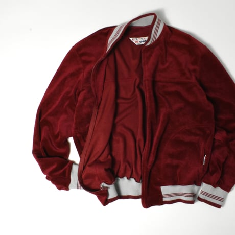 USED "CAL SPORT" PILE TRACK JACKET