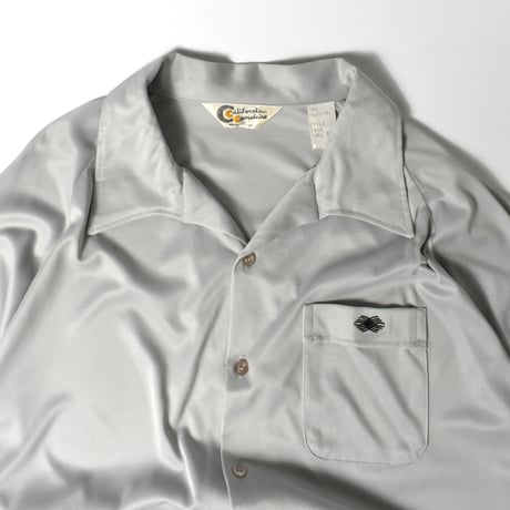 USED 70’S "CALIFORNIA CASUALAIRE" OPEN COLLAR SHIRT