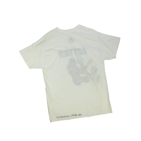 "LOTTIES SKATE SHOP" T-shirt HANDWRITTEN BY MIKE GIGLIOTTI