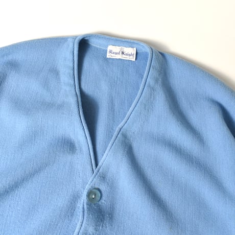VINTAGE 60-70'S "ROYAL KNIGHT" ACRYLIC CARDIGAN