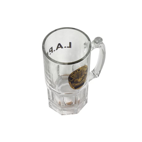 USED "L.A.P.D" BEER MUG