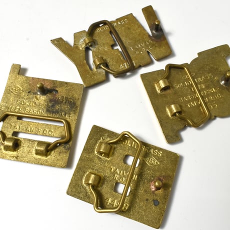 USED NAME BELT BUCKLES