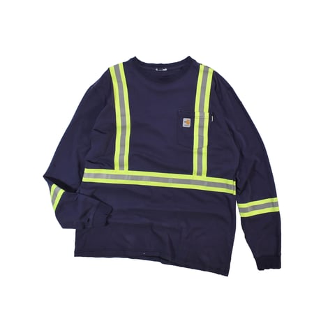 USED "CARHARTT FR" REFLECTOR LINE  L/S T-SHIRT