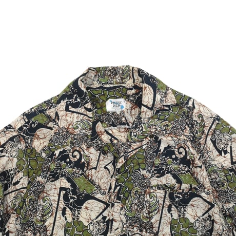 USED 70'S "PACIFIC ISLE" ALOHA SHIRT