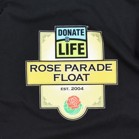 USED "DONATE LIFE ROSE PARADE FLOAT" L/S T-shirt