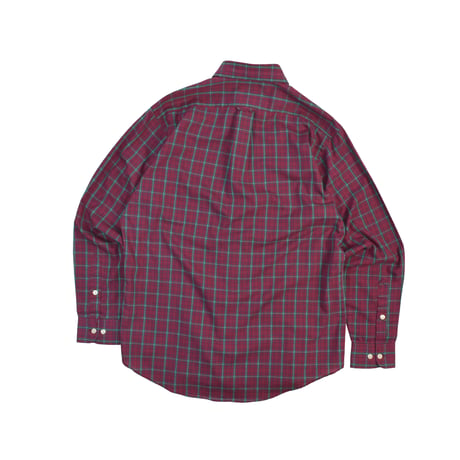 USED 90'S "TOWNCRAFT" PLAID B.D SHIRT