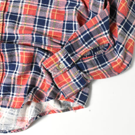 USED 70-80'S "FRUIT OF THE LOOM" FLANNEL SHIRT
