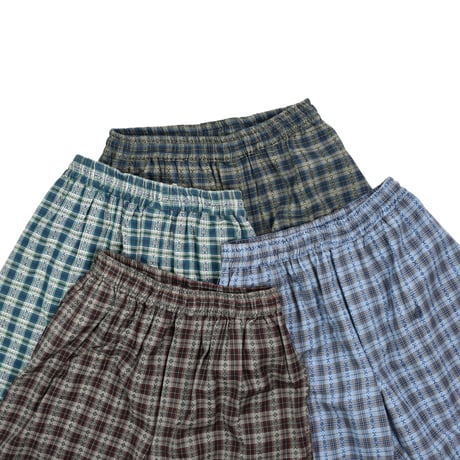NOS "SURF ODYSEEY" EASY PLAID SHORTS