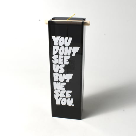 DDQS ORIGINAL INCENSE BURNER "WE SEE YOU" by ragelow