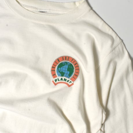 USED 90'S "A GREEN AND PEACEFUL" L/S T-shirt