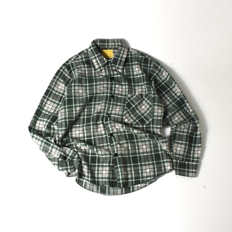 USED 70’S "SEARS" FLANNEL OPEN COLLAR SHIRTS