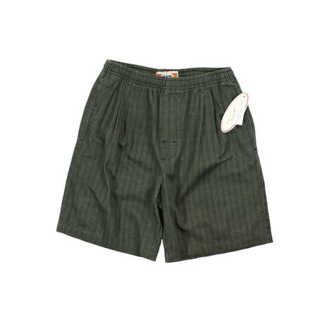 DEADSTOCK "SUNSET HIGHEWAY" EASY PLAID 2-TUCK SHORTS