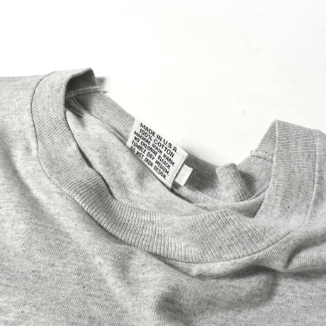 USED 90'S "CG DESIGN NYC / GRAY SHIRT" T-shirt