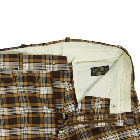 VINTAGE "JOHN WEITZ" PLAID TROUSER