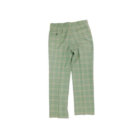 VINTAGE "GW" PLAID TROUSER