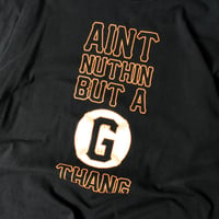 USED "SF GIANTS / AINT NUTHIN BUT A G THANG" L/S T-SHIRT