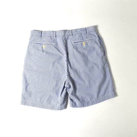 USED "NAUTICA" SEERSUCKER 2-TUCK SHORTS