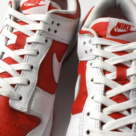 USED "NIKE / DUNK LOW RETRO CHAMPIONSHIP RED"