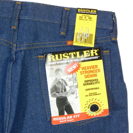 "RUSTLER" REGULAR FIT BOOT JEAN