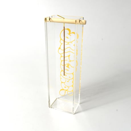 DDQS "BUBBLE LETTER" ACRYLIC INCENSE BURNER