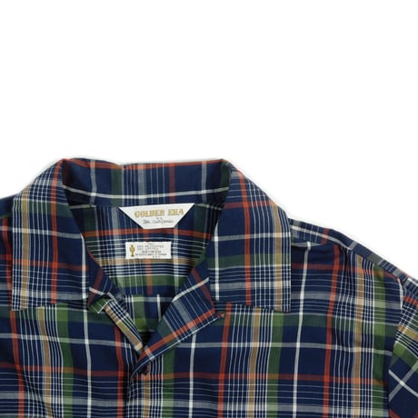 VINTAGE "GOLDEN ERA" OPEN COLLAR SHIRT