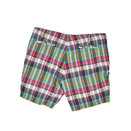 USED "INDIA MADRAS FROM RALPH LAUREN" PLAID SHORT