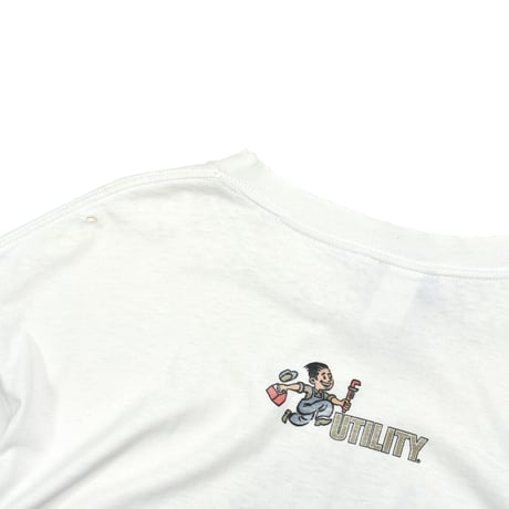 USED 90'S "UTILITY QUALITY CLOTHING" T-shirt