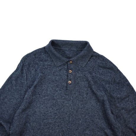 USED UNKNOWN WOOL KNIT POLO SHIRT