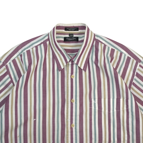 USED "CHRISTIAN DIOR" STRIPE SHIRT