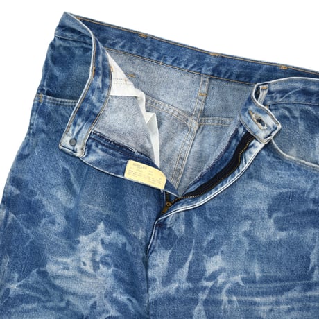 USED 70'S "RUSTLER" BLEACHED DENIM