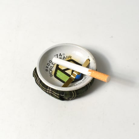 VINTAGE "EXPO 74 WORLD’S FAIR" BEAN BAG ASHTRAY