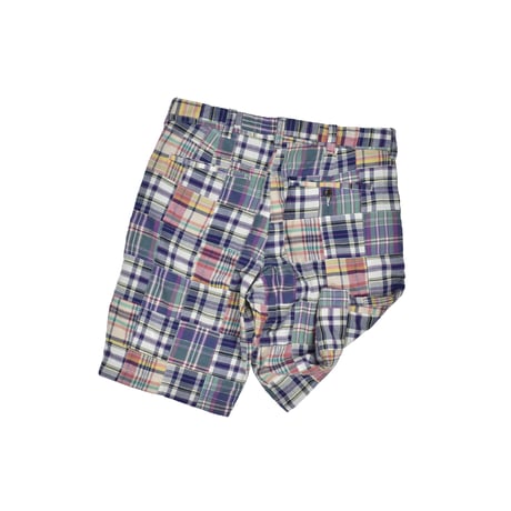 USED "J.CREW" PLAID COTTON SHORT