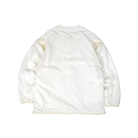 "EGO:I type" SNAP PULLOVER WHT