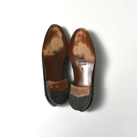 USED "ALFANI" WOVEN TASSEL LOAFERS